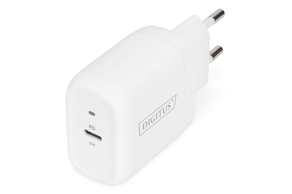 DIGITUS univerzální nabíjecí adaptér, USB-C, 20 W, bílý DA-10196