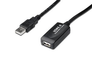 Digitus USB 2.0 aktivní predlžovací kábel 20m DA-73102