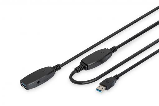 Digitus USB 3.0 aktivní prodlužovací kabel délka: 20 m DA-73107
