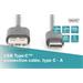Digitus USB Type-C connection cable, type C to A M/M, 1.0m, 3A, 480MB, 2.0 Version AK-300154-010-S