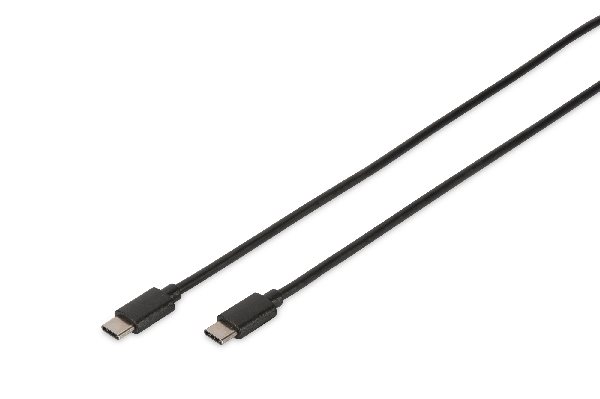Digitus USB Type-C connection cable, type C to C M/M, 1.8m, High-Speed, bl DB-300138-018-S