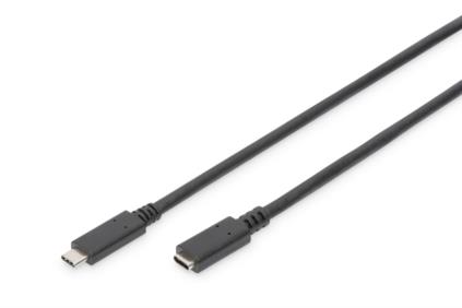Digitus USB Type-C™ Gen2 extension cable, Type-C™ to C AK-300210-007-S
