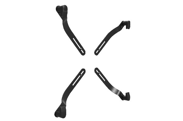 Digitus VESA Monitor Adapter for monitors without VESA mount, VESA 75x75 100x100 max load 8kg, up to 27" (69cm) DA-90347