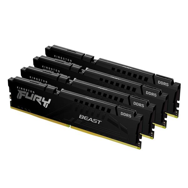 DIMM DDR5 32GB 5200MHz CL40 KINGSTON FURY Beast Black KF560C40BBK4-64