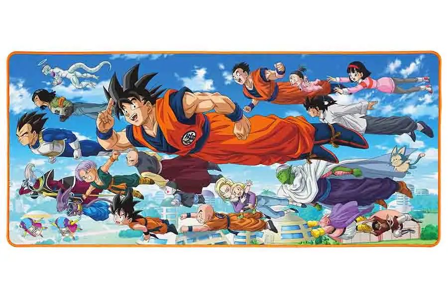 Dragon Ball Z herní podložka XXL/ Super Goku Friends/ 90 x 40 cm SA5589-D2