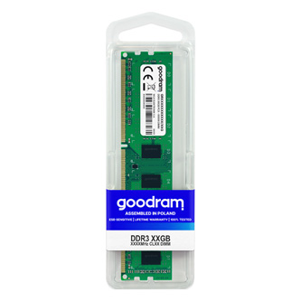 DRAM Goodram DDR3 DIMM 4GB 1600MHZ CL11 DR GR1600D364L11/4G