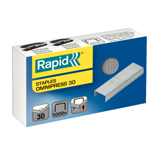 Drátky Rapid Omnipress 30, 1000 ks