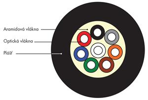 DROP 8vl 2km SM09/125 G.657A2 Corning LSZH 5026102015