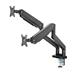 Držák monitoru Brateck LDT60-C024 dvě ramena vedle sebe mechanická pružina Heavy Duty BRLDT60C024
