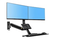 Držák na 2 monitory a klávesnici Fiber Mounts MC27-2AB