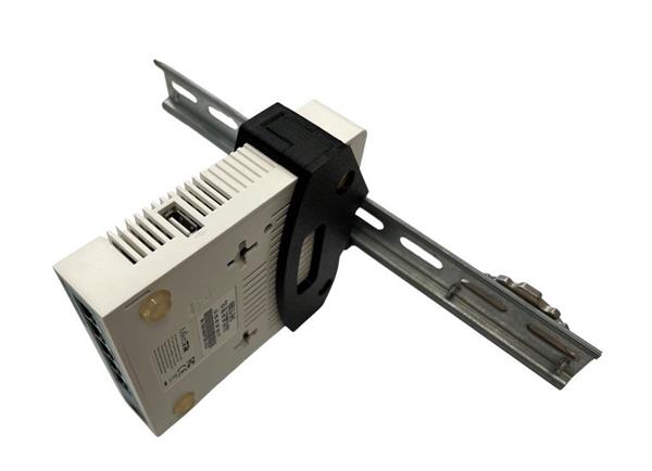 Držák na DIN lištu pro RB hEX PoE (RB960PGS) MT-DIN-hEX