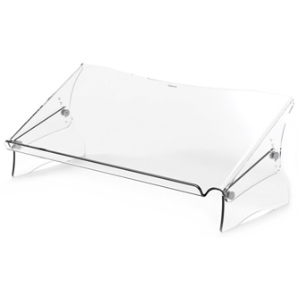 Držiak dokumentov Fellowes Clarity stolový, nastaviteľný uhol náklonu, číry, A3, Fellowes FELFERGDOCUHOLDCT