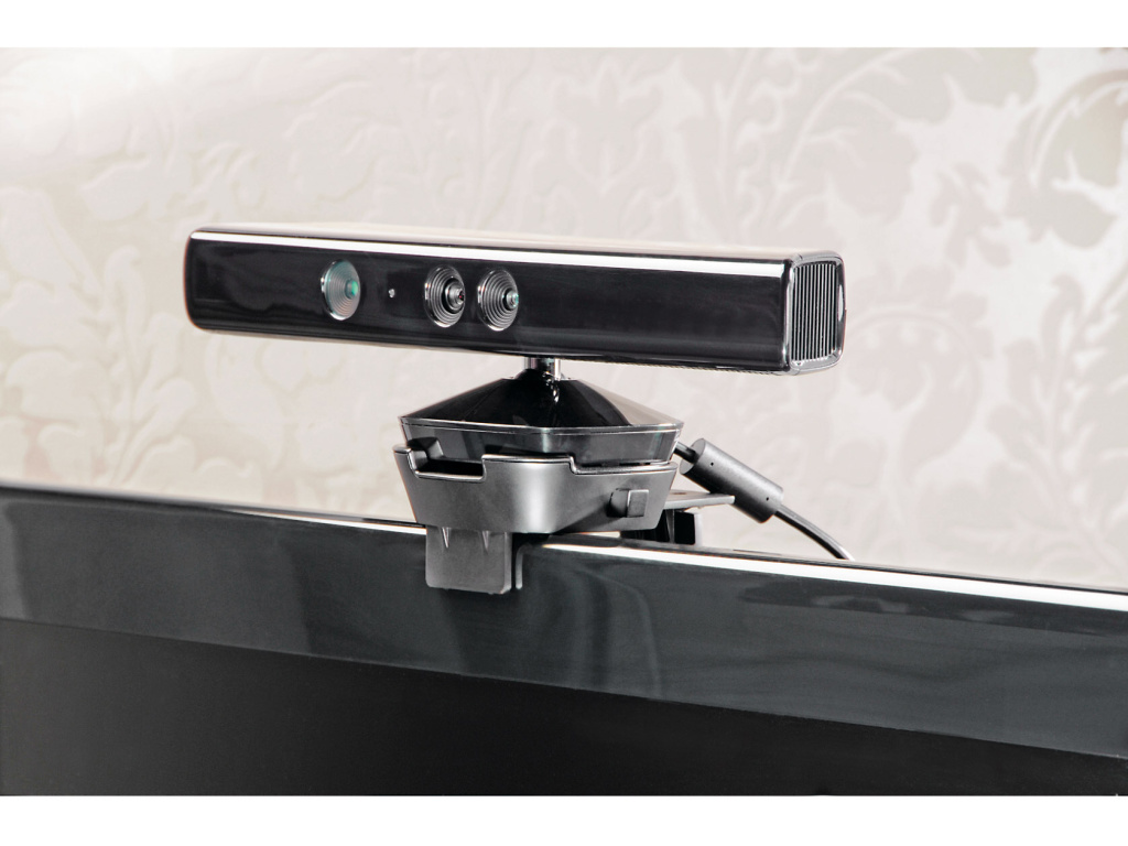 Držiak Hama pro XBOX 360 Kinect na televizi, černý, nastavitelný 51786