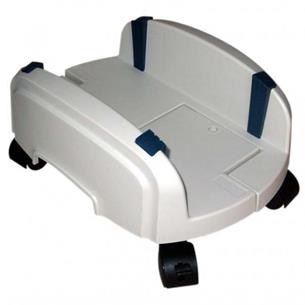 Držiak PC na zem, nastavitelná šírka, šedý, plast, No Name, šírka 15 - 26,5 cm PDUVC26PA0