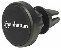 Držiak telefónu do auta Manhattan, magnetický držiak telefónu do ventilácie v aute, čierny 461504