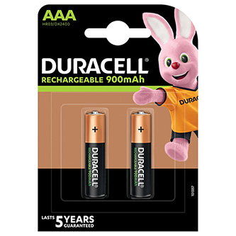 DURACELL Nabíjecí baterie mikrotužková AAA 900 mAh 2 ks 42411