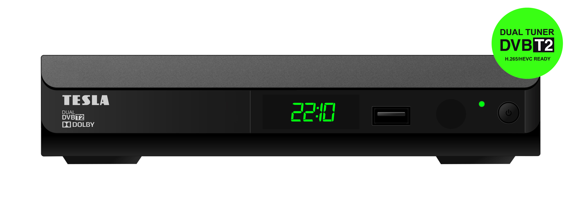 DVB-T prijímač Tesla Duplex T2 - Dual DVB-T2 H.265 (HEVC)