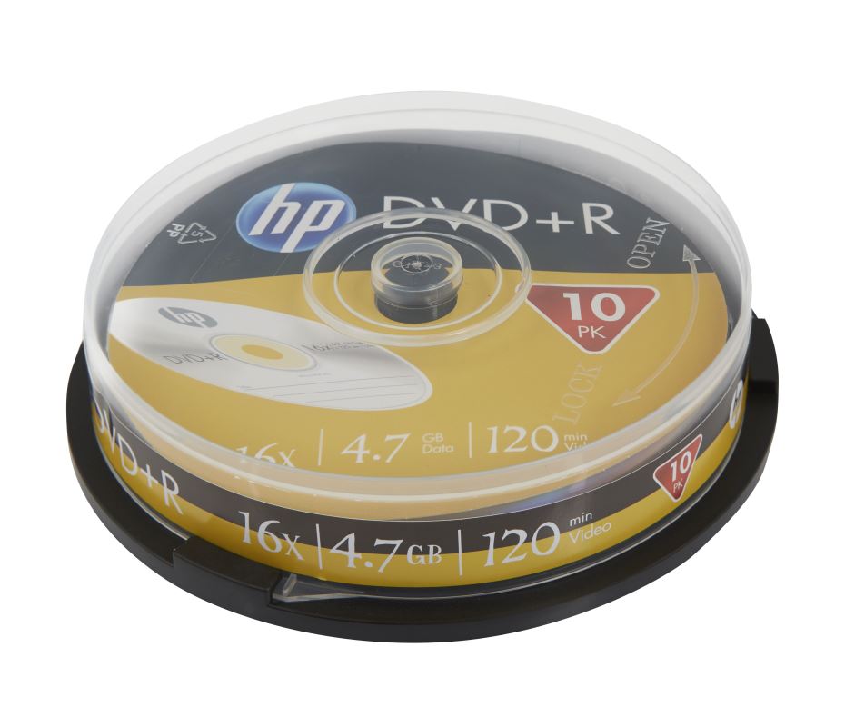 DVD+R HP 4,7 GB (120min) 16x 10-cake