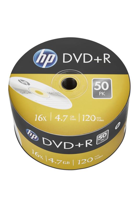 DVD+R HP 4,7 GB (120min) 16x 50-spindle bulk 4710212142202