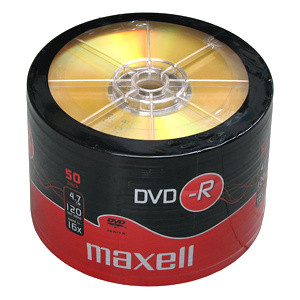 DVD-R MAXELL 4,7GB 16X 50ks/spindel 275732.30.TW