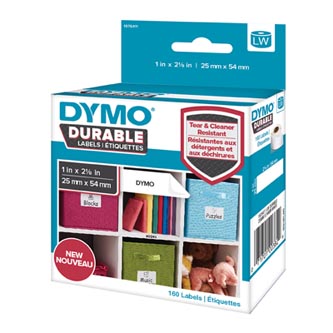 Dymo polypropylénové štítky 54mm x 25mm, biele, multifunkčný, 160 ks, 1976411