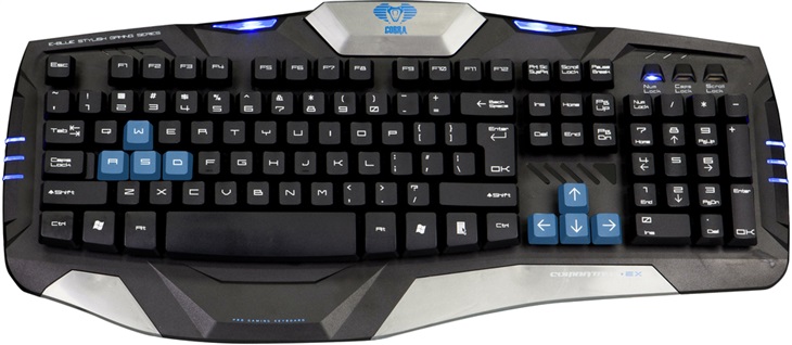 E-Blue Klávesnice Combatant- EX, US 692160710476