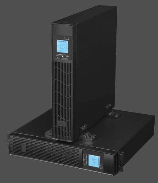 EAST UPS 2000VA rack/tower, čistý sinusový výstup, RJ45, USB data EA620RT 2000VA