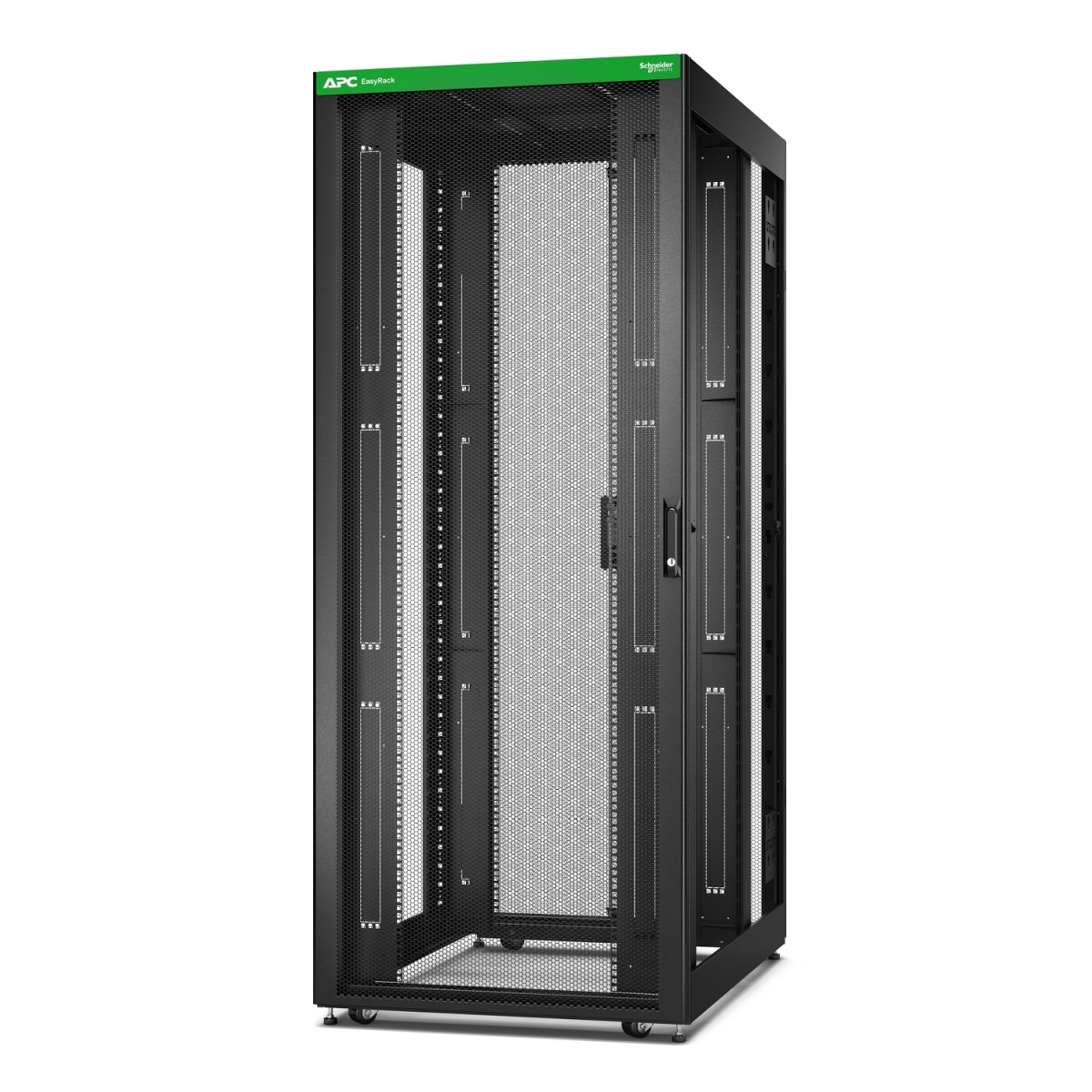 Easy Rack 800mm/42U/1200mm , with Roof, castors ER8220