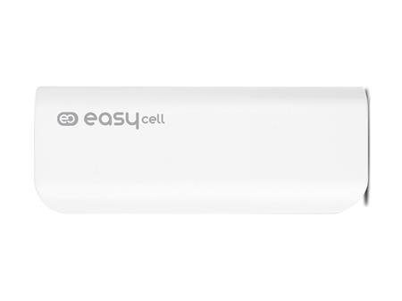 EasyCell - Záložný zdroj - PowerBank 2000 mAh, biela TEECBB2000