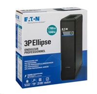 Eaton 3P Ellipse UPS USB FR, 1700 VA, 1040 W, Vstup: C14, Výstupy: (4) Typ E, (4) Pouze přepěťová ochrana Typ E 3P1700UF