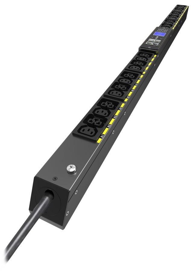 EATON ePDU G4: Měřený vstup IEC 0U, In: IEC60309 16A 1P - Out: 12xC13:12xC39 EVMIF116A