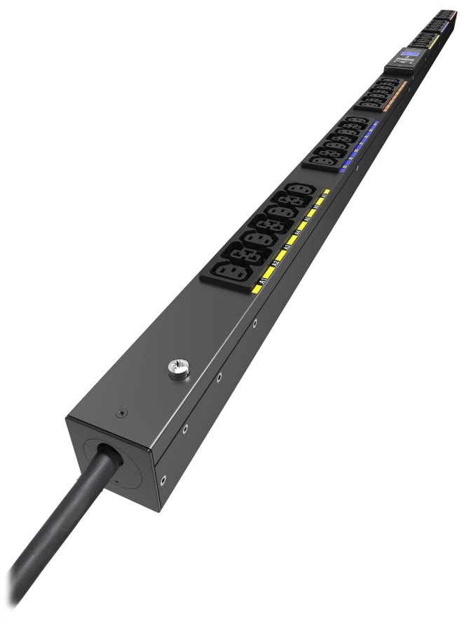 EATON ePDU G4: Měřený vstup IEC 0U, In: IEC60309 16A 3P - Out: 24xC13:18xC39 EVMIF316X