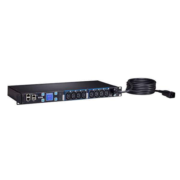 EATON ePDU: Měřený vstup IEC 1U, In: C20 16A 1P - Out: 8xC13 EMIH28