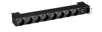 Eaton FlexPDU, 1U, vstup C20, 4 kW, 16 A, 200-240 V, zásuvky: (1) C19/(8) SHUKO, DIN EFLX8D