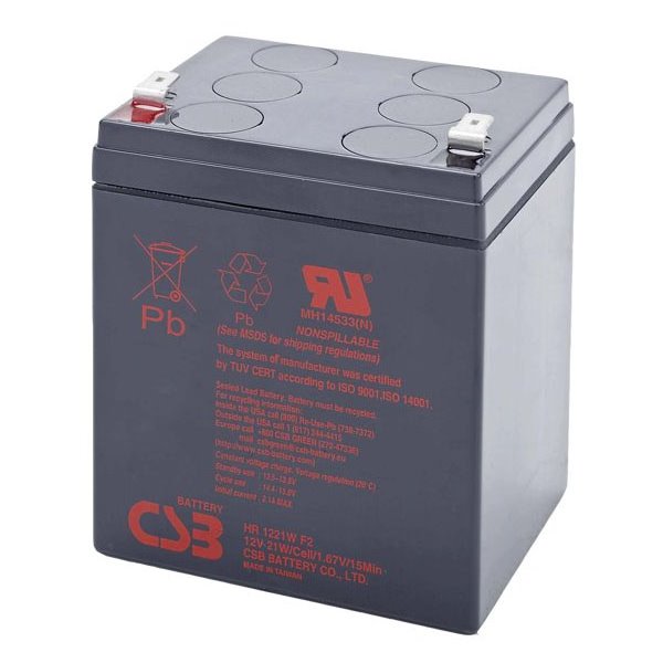 EATON náhradní baterie pro UPS/ 12V/ 5 Ah BAT-CSB-12V-5Ah HR1221W F2