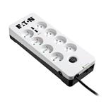 EATON přepěťová ochrana Protection Box 8 Tel@ USB FR, 8 zásuvek + 2x USB + telefon PB8TUF