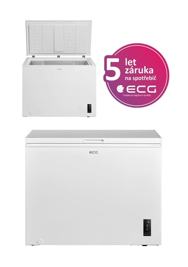 ECG EFP 12950 WE truhlicova mraznicka 8592131240025