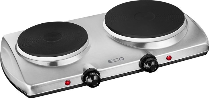 ECG EV 2512 nerezova dvojplatnicka 8592131507326