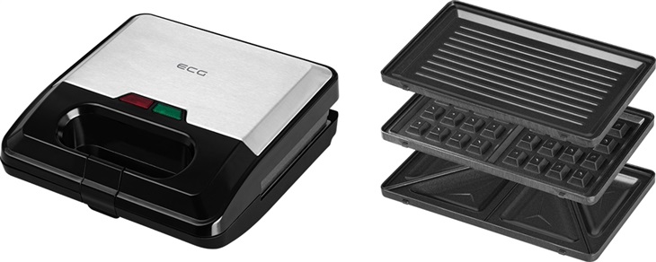 ECG S 3173 3in1 Triangle Sendvicovac 8592131507487