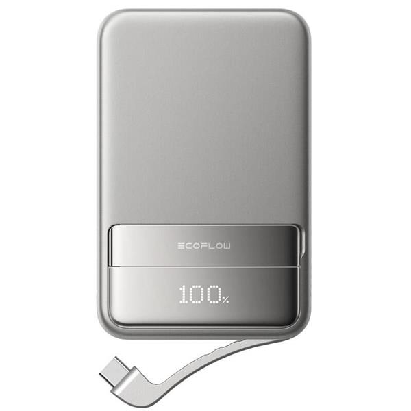 EcoFlow RAPID Magnetická Power Banka (10000mAh) - strieborná EF-RAPID10000-EU