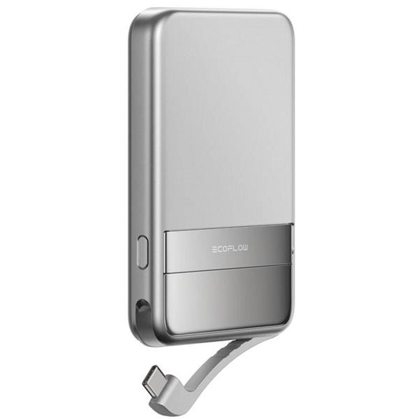 EcoFlow RAPID Magnetická Power Banka (5000mAh) - strieborná EF-RAPID5000-EU