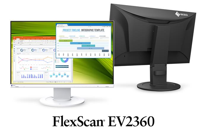 EIZO 23" EV2360-WT,IPS-LED, 16:10, 1920 x 1200, 1000:1, 250 cd/m2, bílý