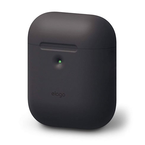 Elago Airpods 2 Silicone Case - Black EAP2SC-BK