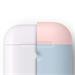 Elago Airpods 2 Silicone Duo Case - Pastel Blue/ Pink, White EAP2DO-PBL-PKWH