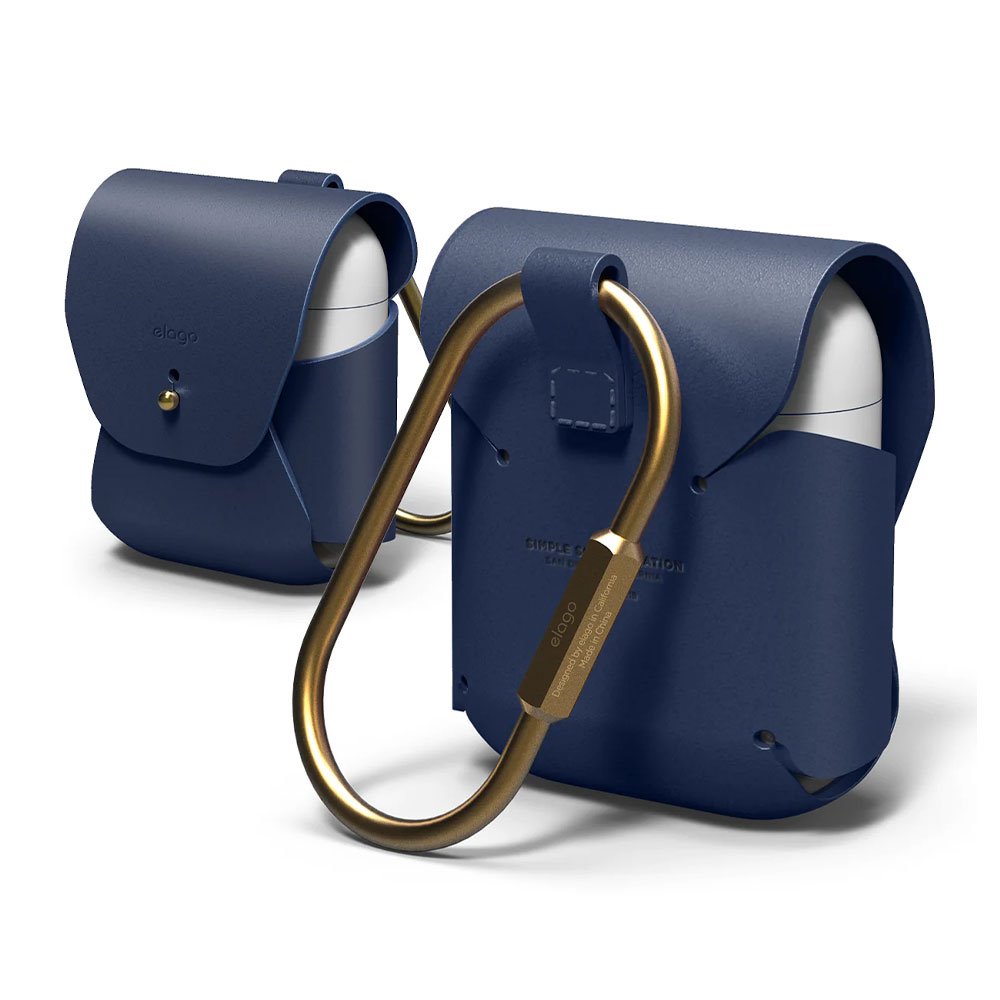 Elago Airpods Leather Case - Jean Indigo EAPLE-JIN