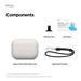 Elago Airpods Pro 3 Liquid Hybrid Strap Case - Stone EAPP3RH-STRAP-ST