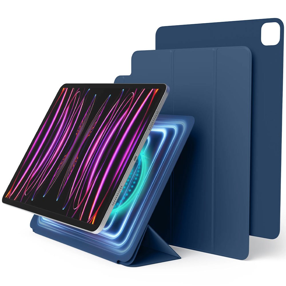 Elago puzdro Magnetic Folio Case pre iPad Pro 12.9"/iPad Air 13" M2 2024 - Blue EPADP129-5-MFLO-BL