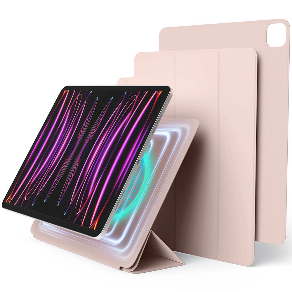 Elago puzdro Magnetic Folio Case pre iPad Pro 12.9"/iPad Air 13" M2 2024 - Sand Pink EPADP129-5-MFLO-SPK