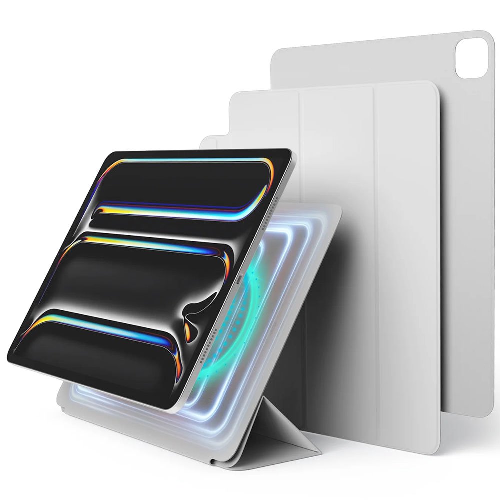 Elago puzdro Magnetic Folio Case pre iPad Pro 13" M4 2024 - Light Gray EPADP13-M4-MFLO-LGY