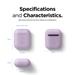 Elago Skinny Case pre Airpods 1 & 2 - Dark Gray EAPSK-BA-DGY